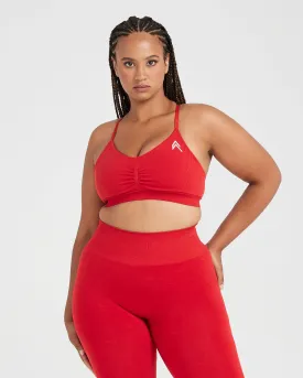 Effortless Micro Bralette | Spicy Red