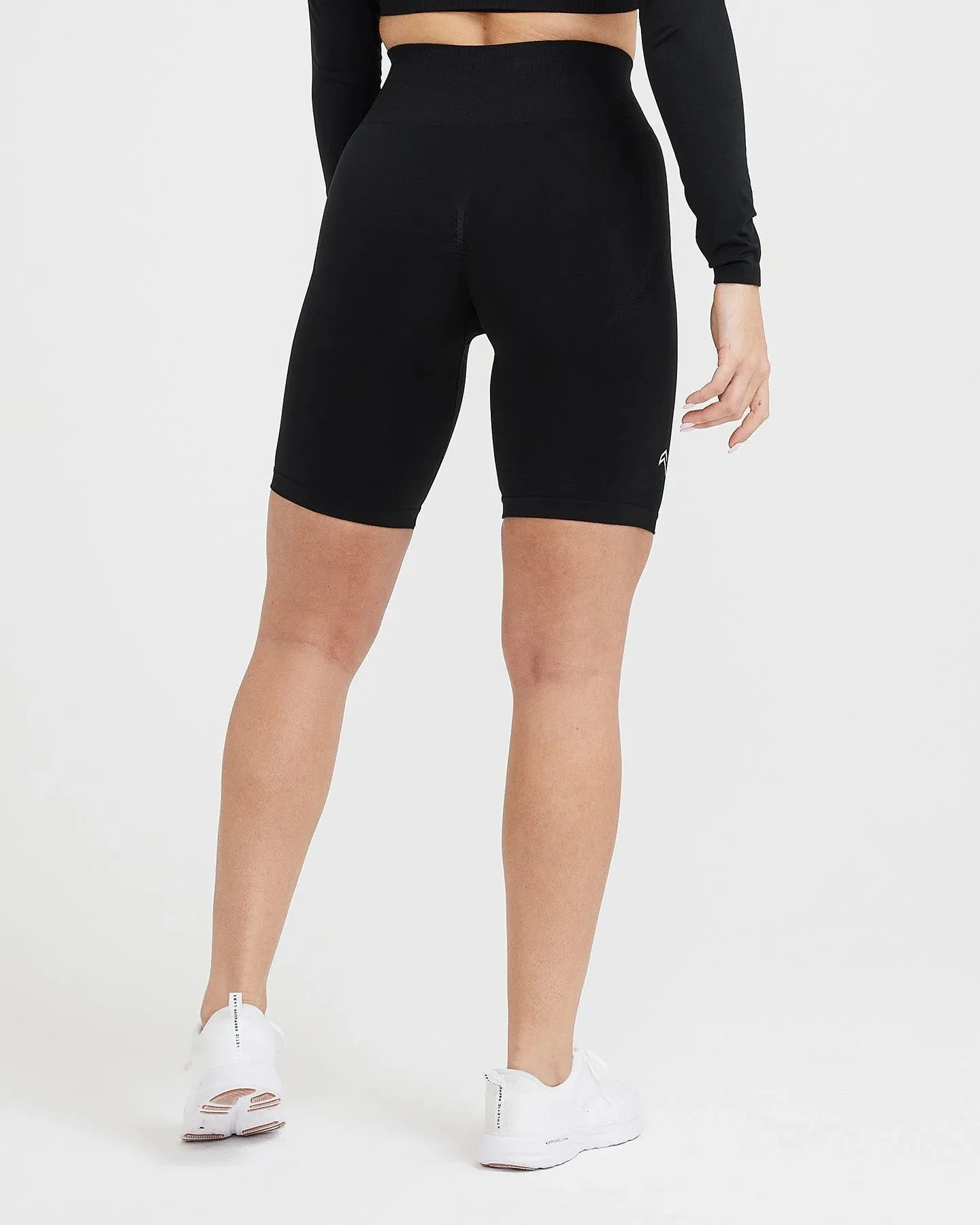 Effortless Seamless Cycling Shorts | Black