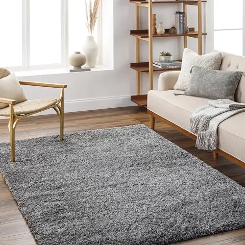 Elkriver Shag Area Rug Carpet for Living Room Bedroom or Kitchen