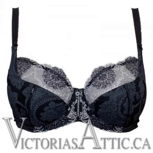 Empreinte Lilly Rose UW Balcony Bra Black