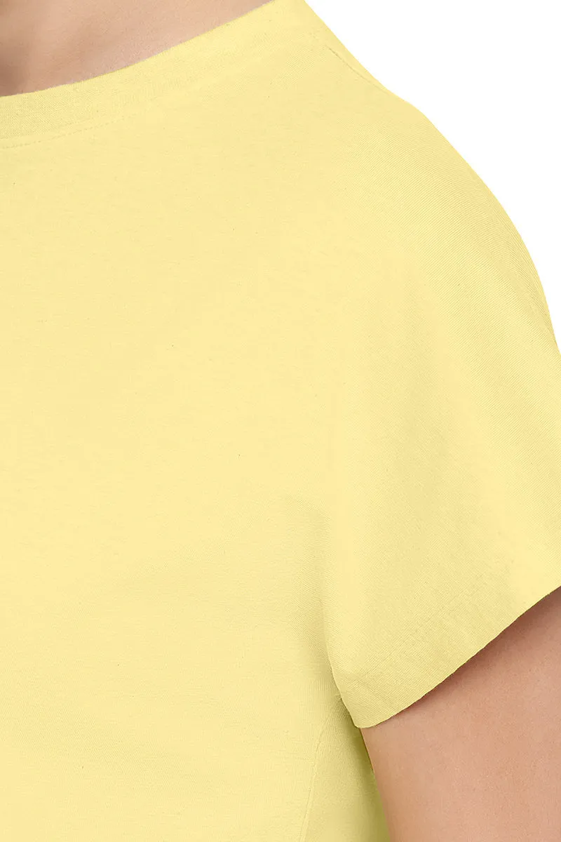 Essential Crop Top - Sunshine