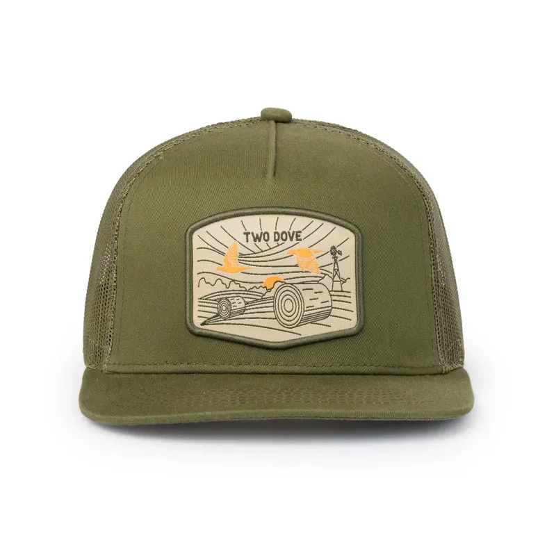 Field Patch Trucker - Green- Two Dove