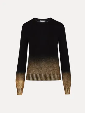 Gold Foil Printed Pullover