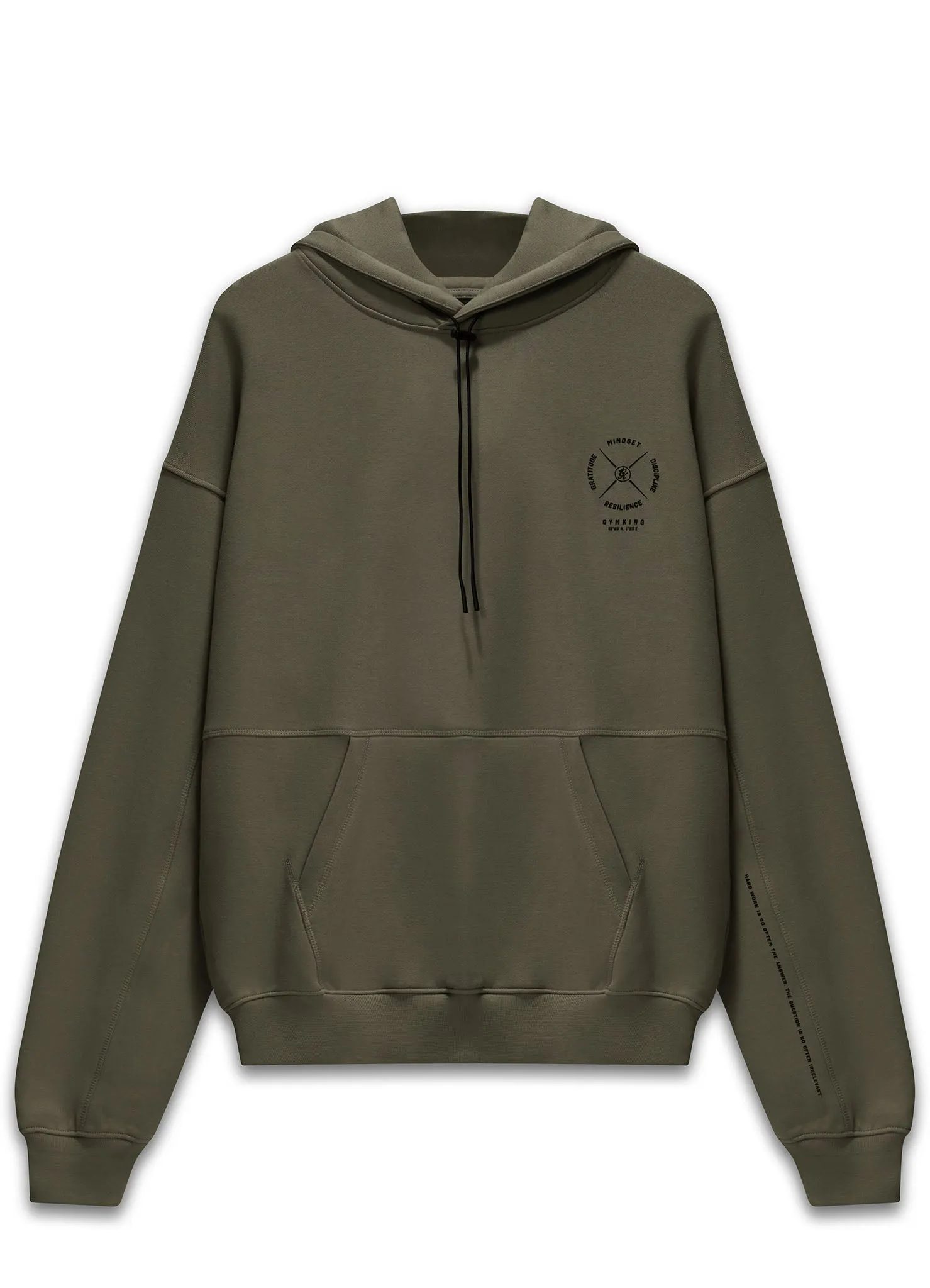 Gym King Compass Hood - Deep Khaki