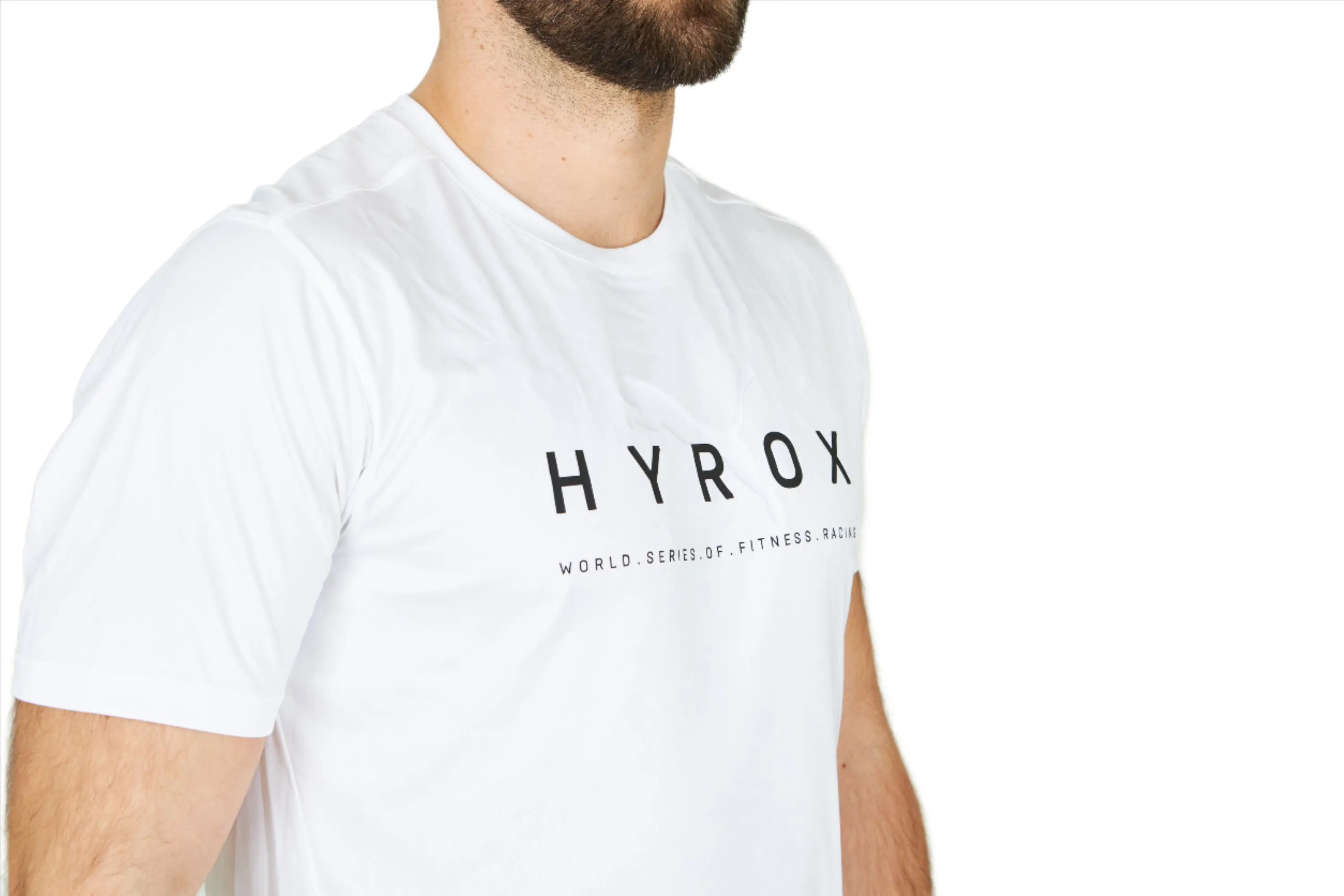 HYROX|PUMA Logo Tee - white