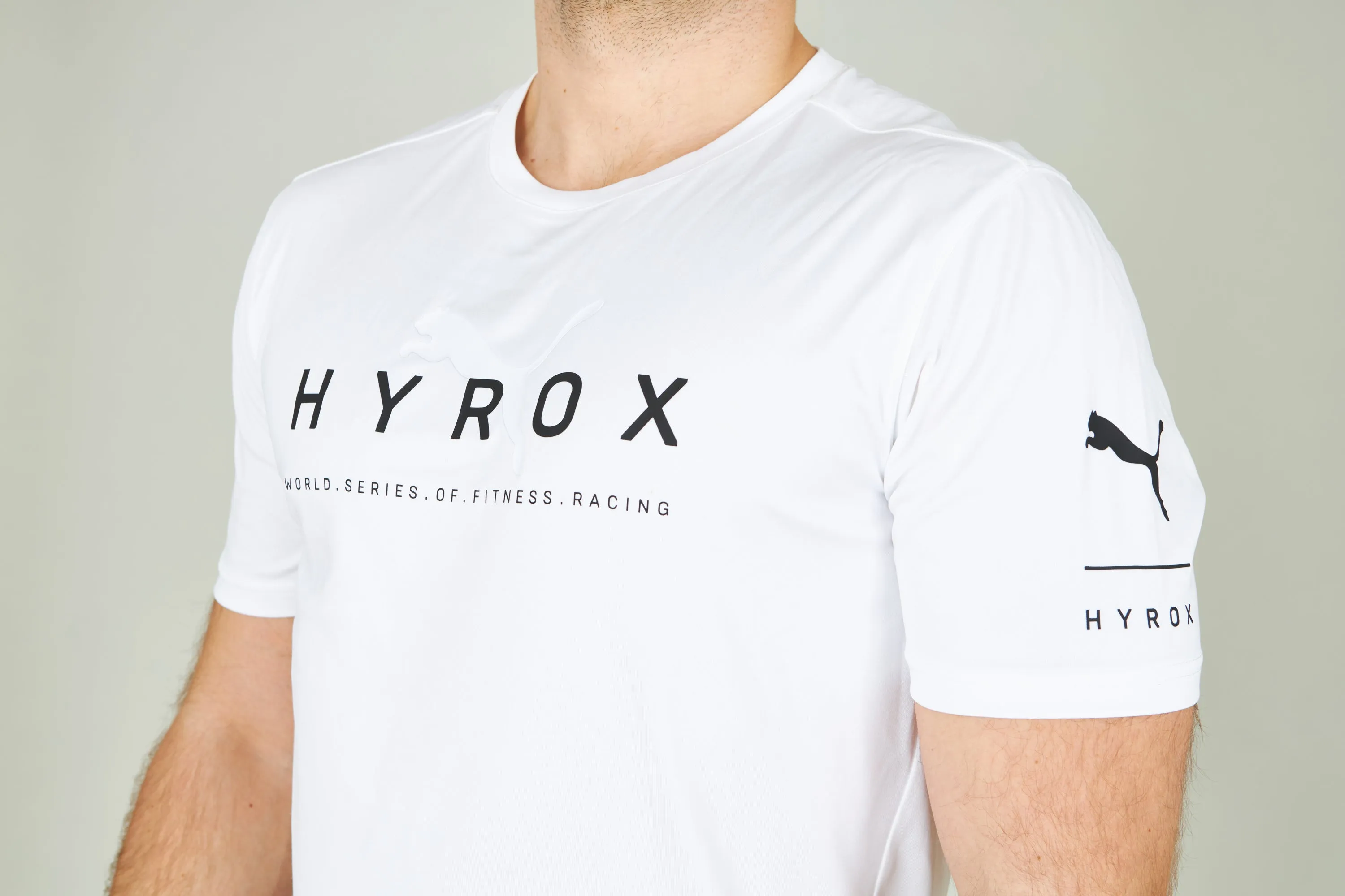 HYROX|PUMA Logo Tee - white