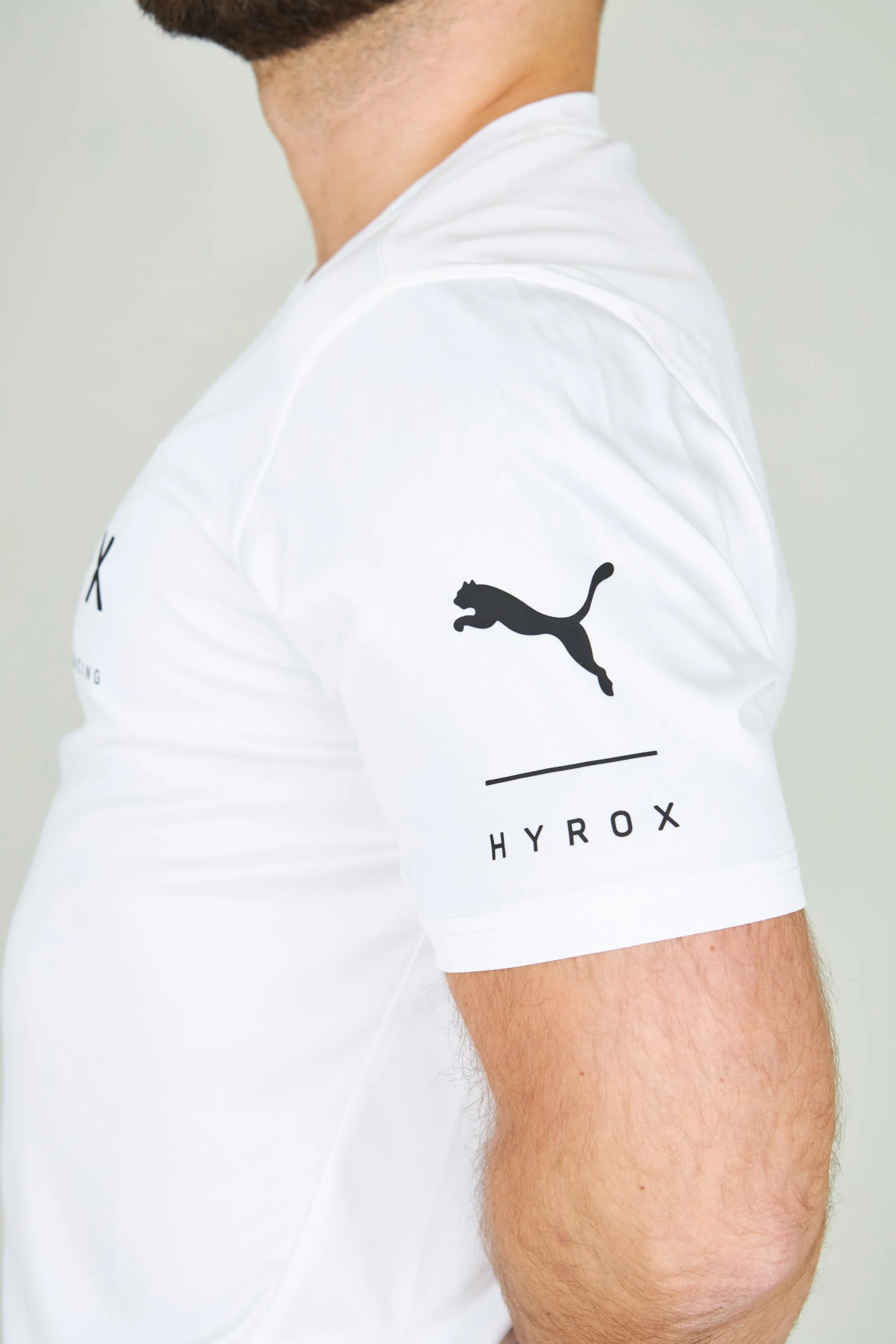 HYROX|PUMA Logo Tee - white