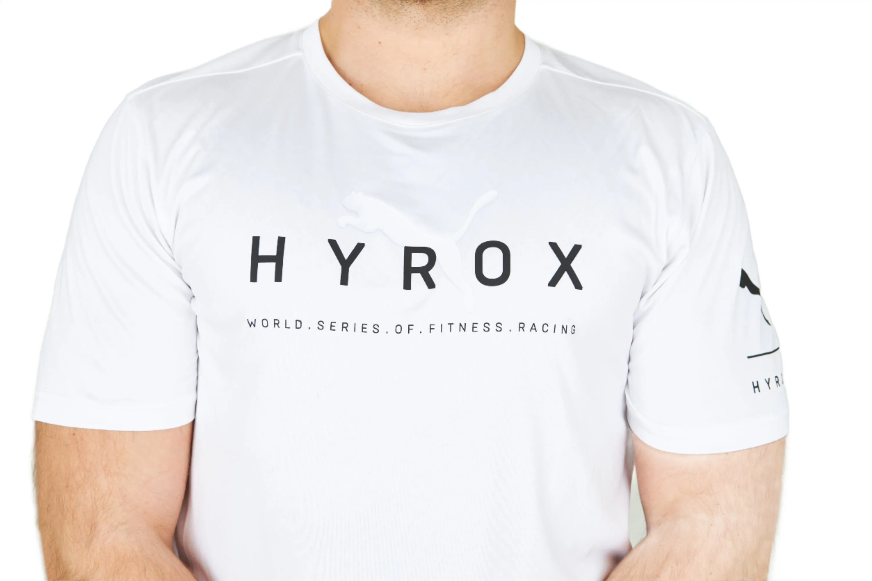 HYROX|PUMA Logo Tee - white