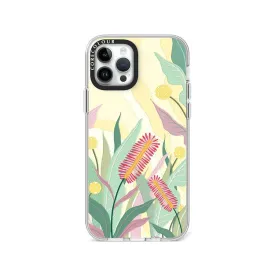 iPhone 12 Pro Crimson Bottlebrush Phone Case