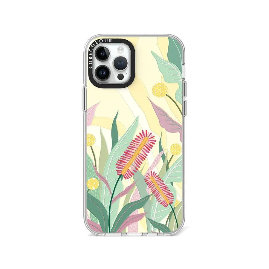 iPhone 12 Pro Crimson Bottlebrush Phone Case