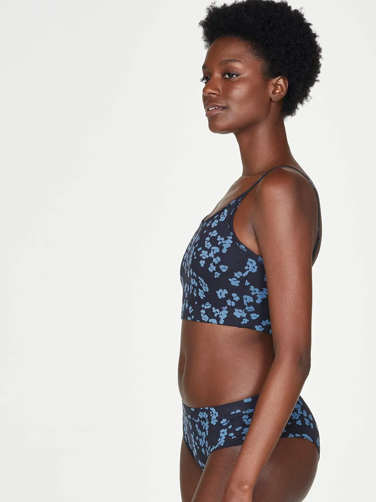 Junetta Bamboo Printed Jersey Bralette