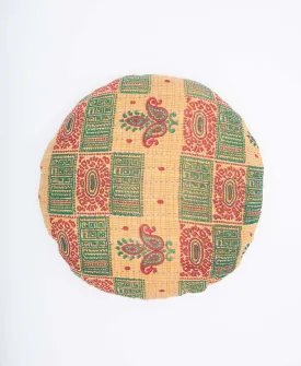 Kantha Round Pillow - No. 230516