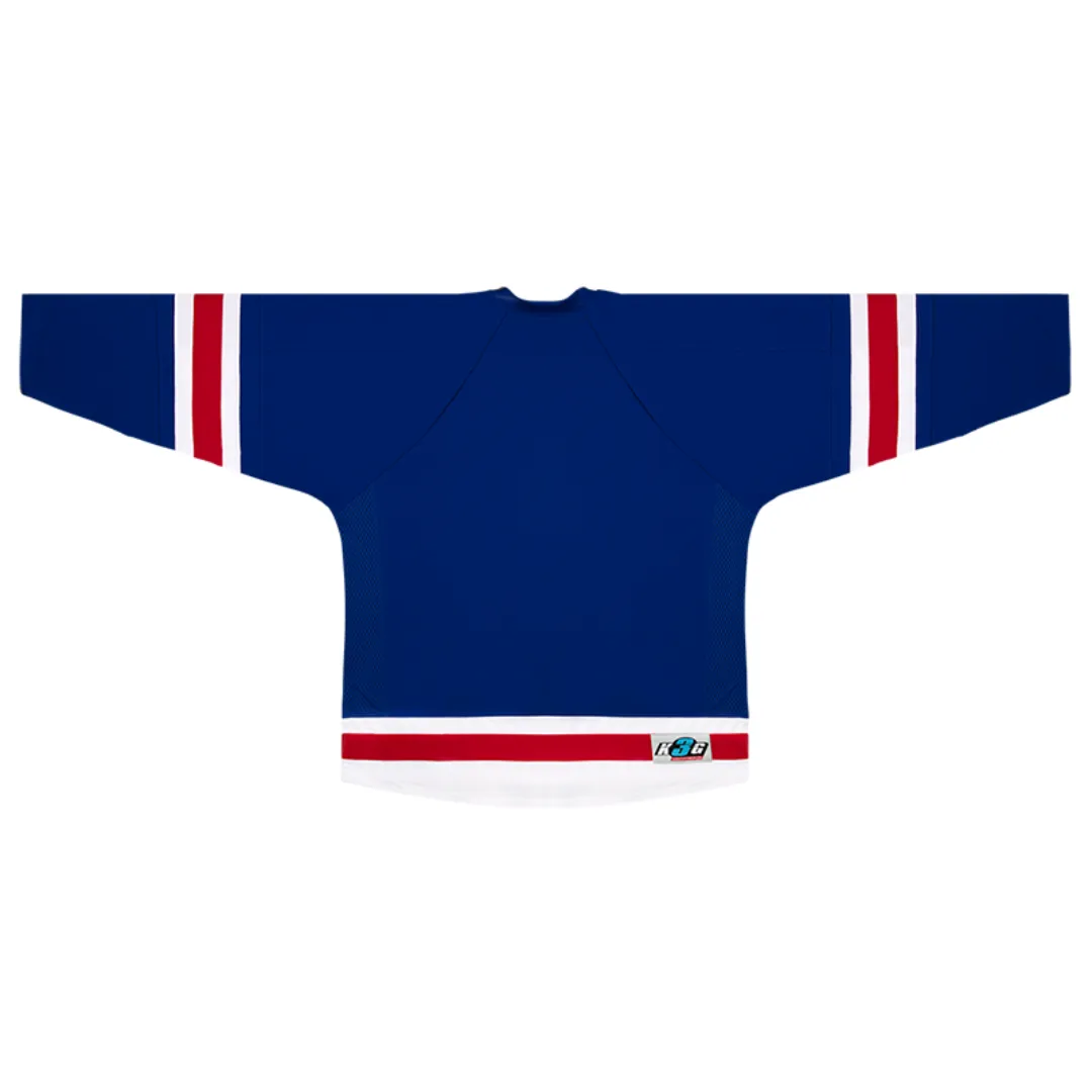 Kobe Sportswear K3G18A New York Rangers Away Royal Blue Pro Series Hockey Jersey