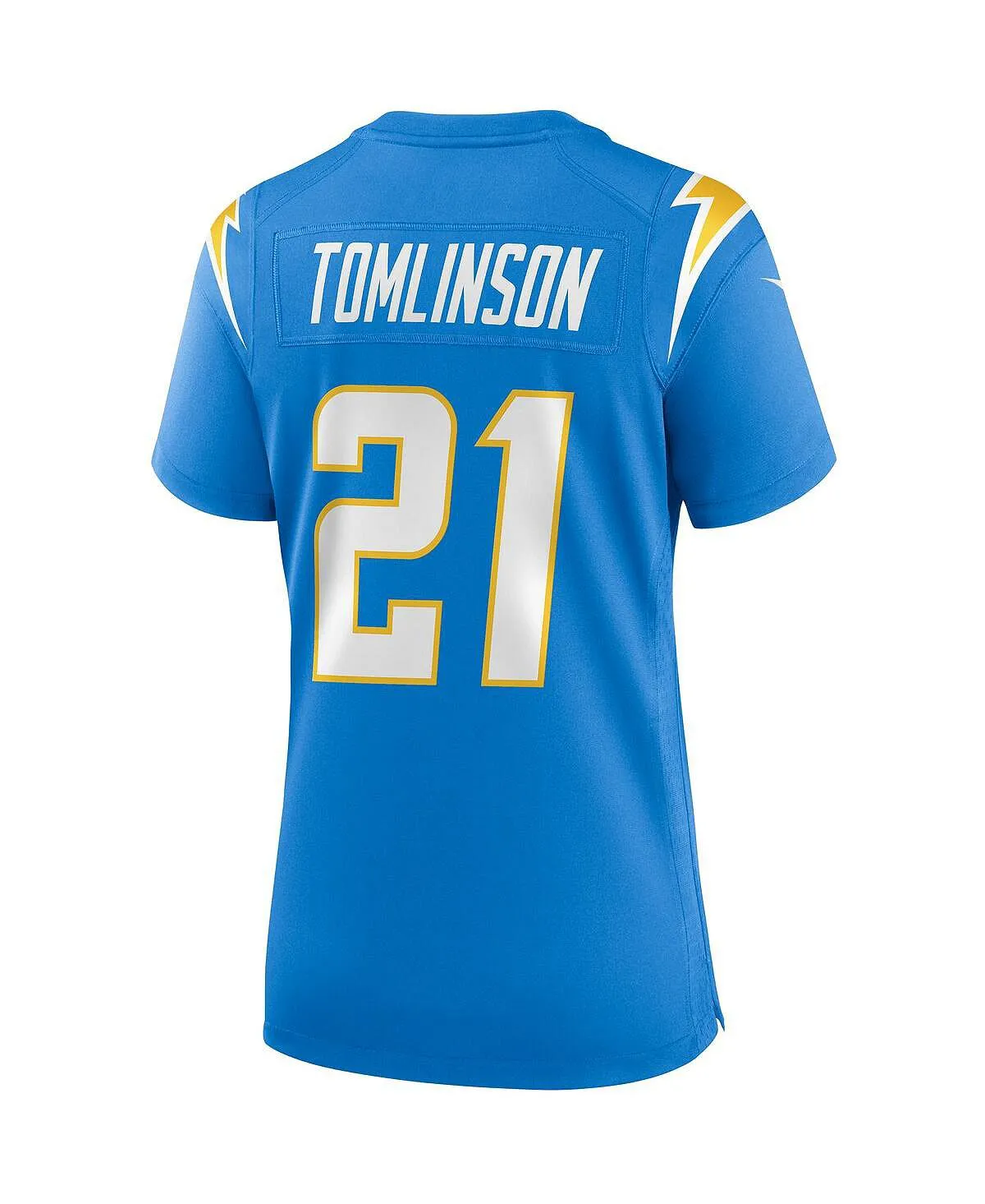 Ladainian tomlinson powder blue los angeles chargers game Nike seniors women's sports jersey blue