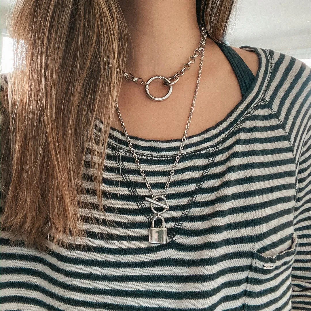 Locked 🔒 Chain Necklace - Stainless Steel