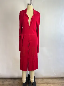 Max Studio Red Long Cardigan (S/M)