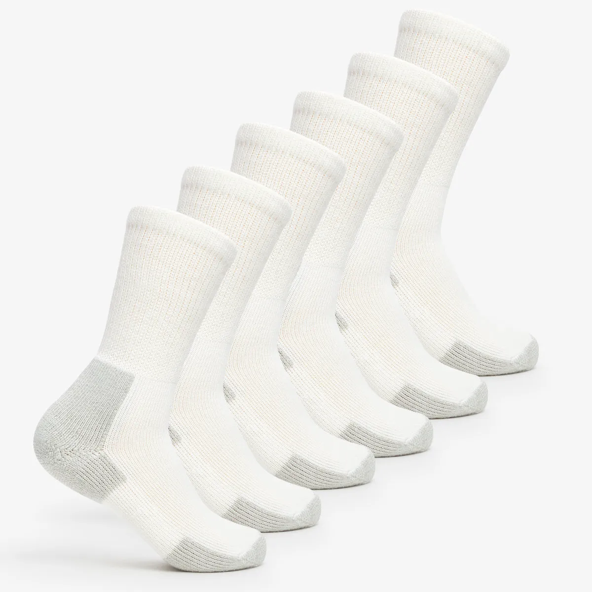 Maximum Cushion Crew Running Socks (6 Pack) | XJ | Pay for 5, get 1 FREE!