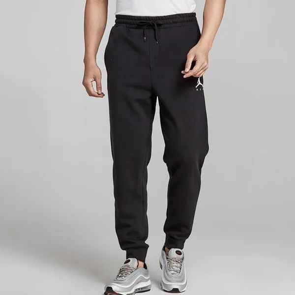 Men's Air Jordan Jumpman Fleece Black Long Pants/Trousers, black