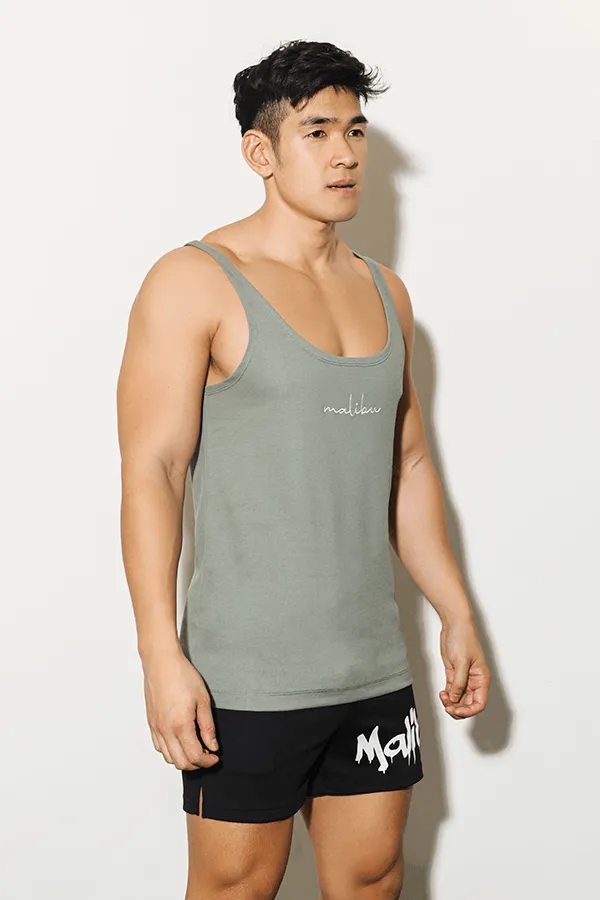 Mind in Malibu Wide-Cut Tank Top - Light Green