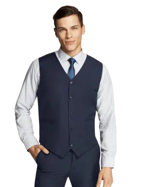 Modern Blue Waistcoat