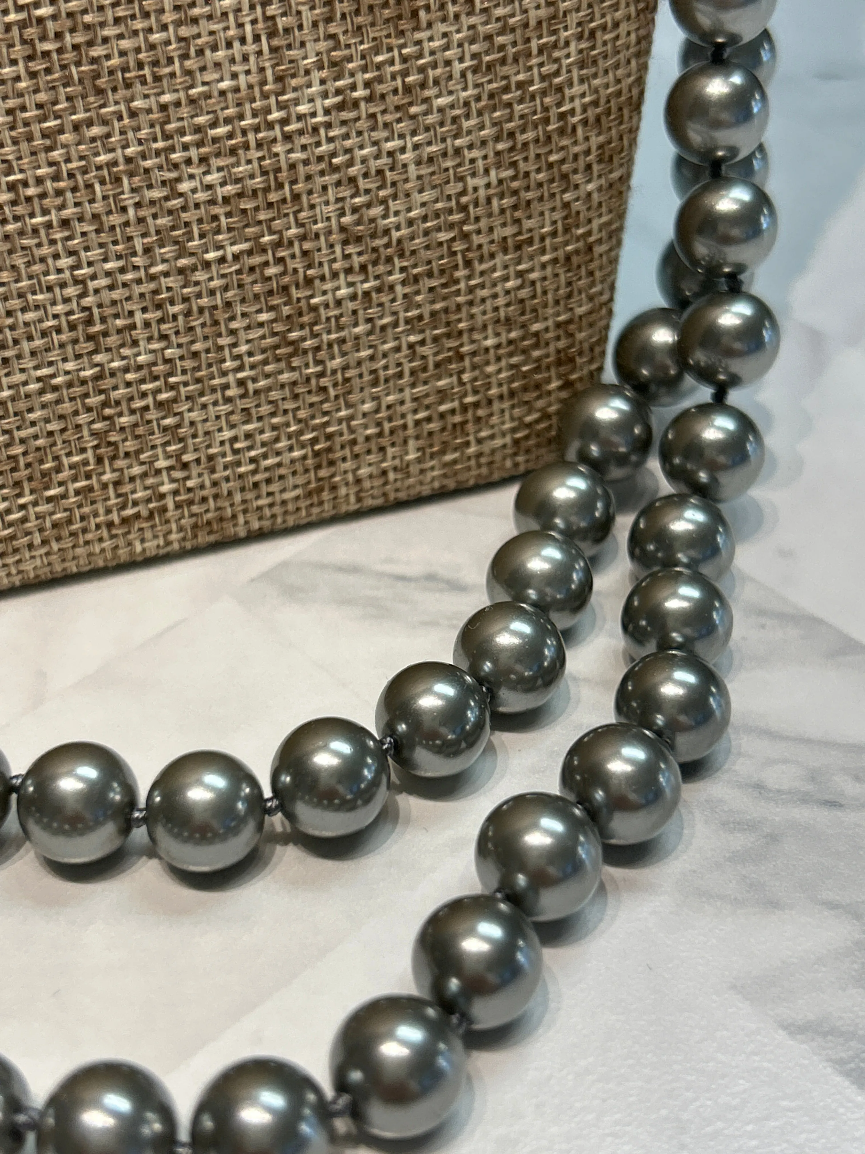 Nordstrom Gray Necklace, 70"