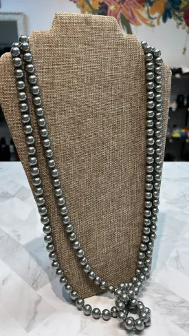 Nordstrom Gray Necklace, 70"