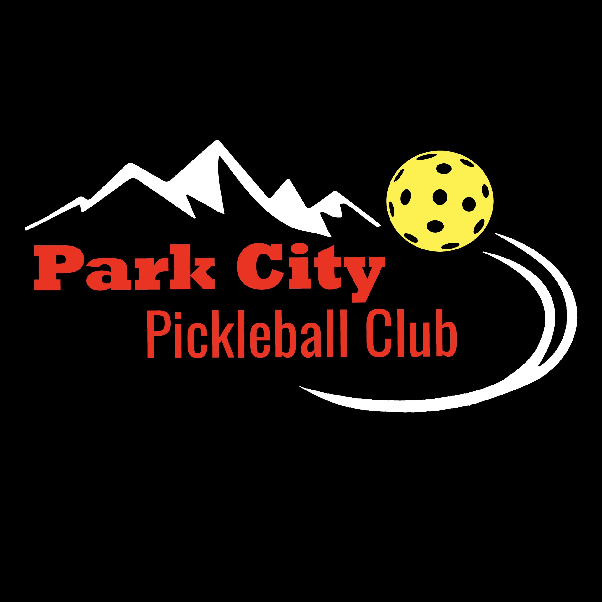 Park City Pickleball Club (Red Words) Customizable | Women's Short Sleeve V-Neck Pickleball Shirts | 100% Polyester