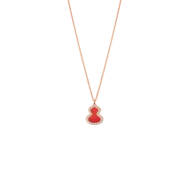 Petite Wulu Necklace Red Agate