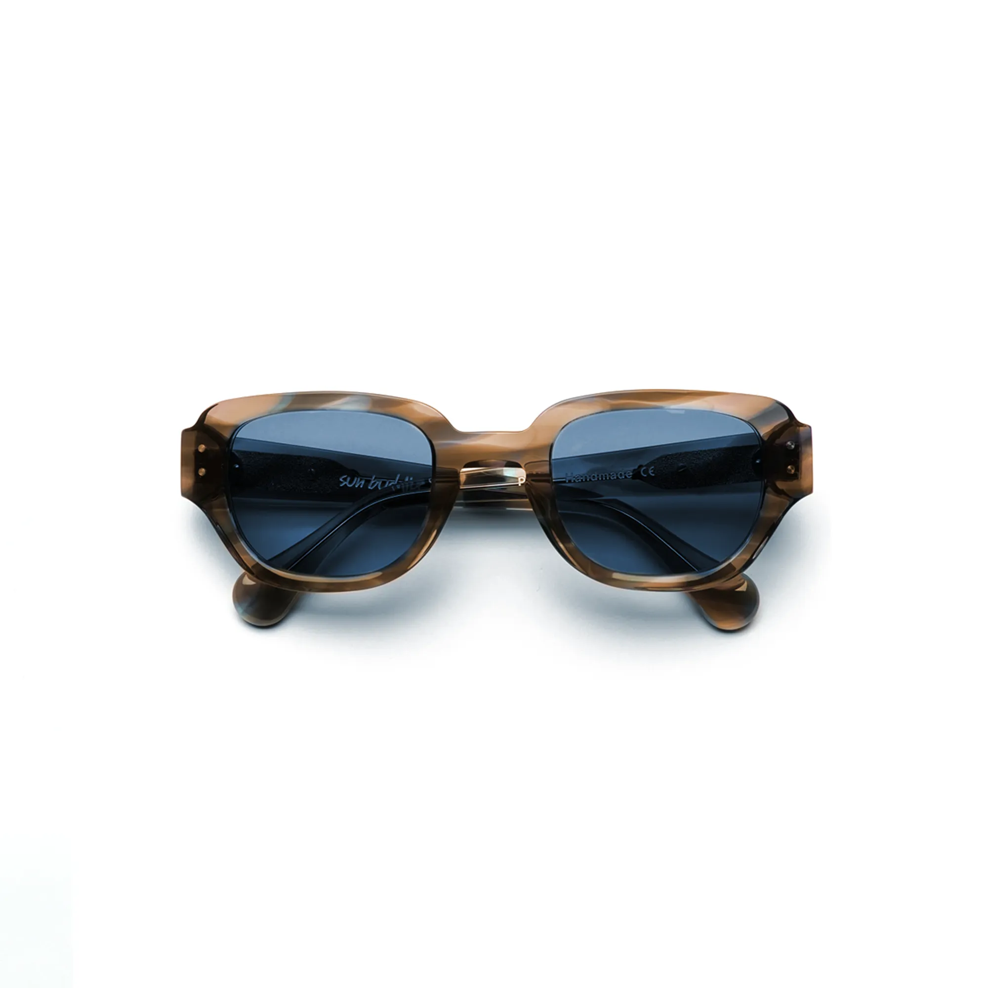 POLAR SKATE CO. X SUN BUDDIES - Pyle Sunglasses - Brown Blue