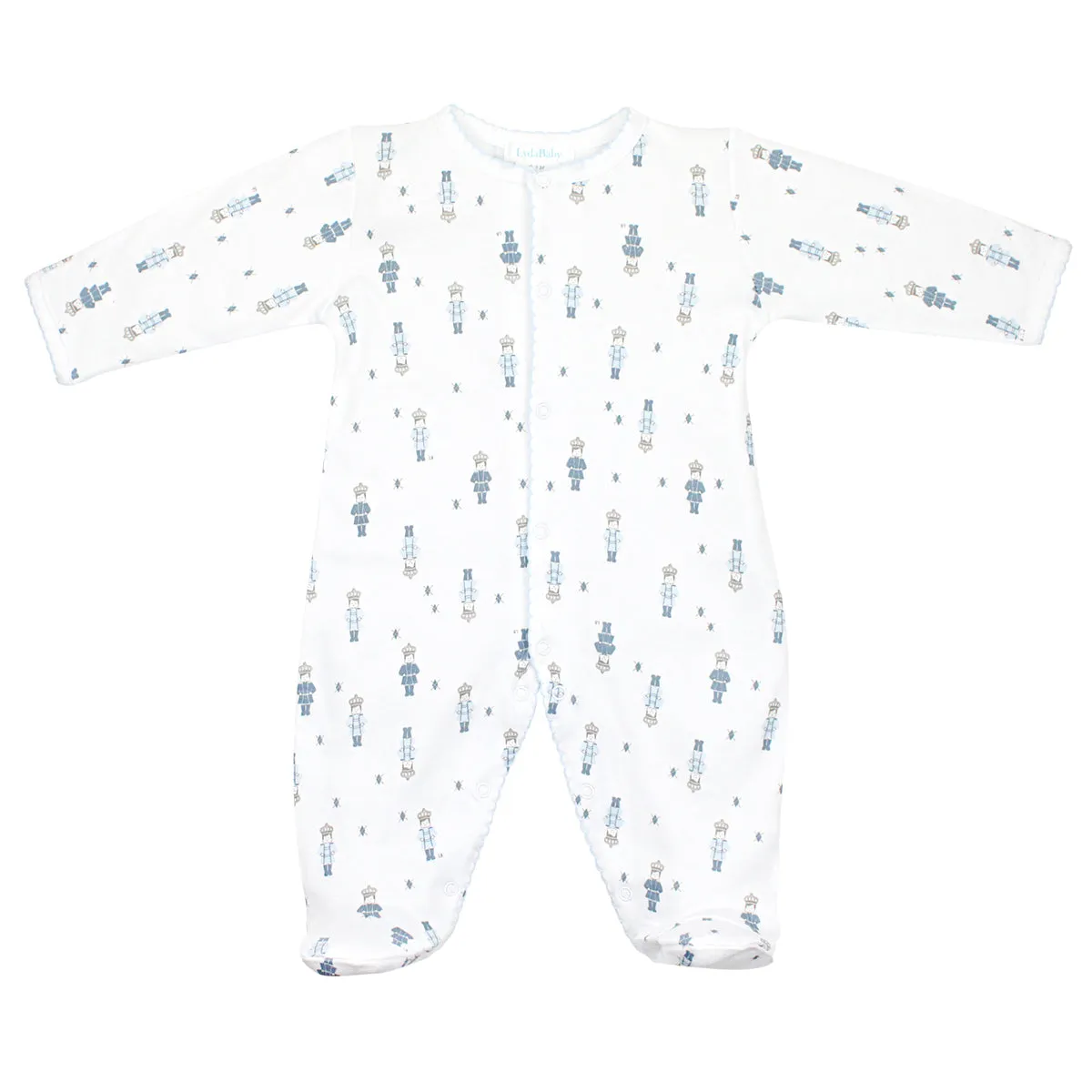 Prince Printed Footie | Baby Boy