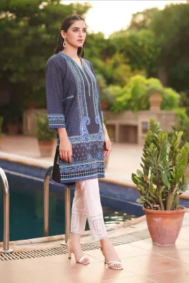 Ready to Wear Blue Color Lawn Kurti BDPK-21105