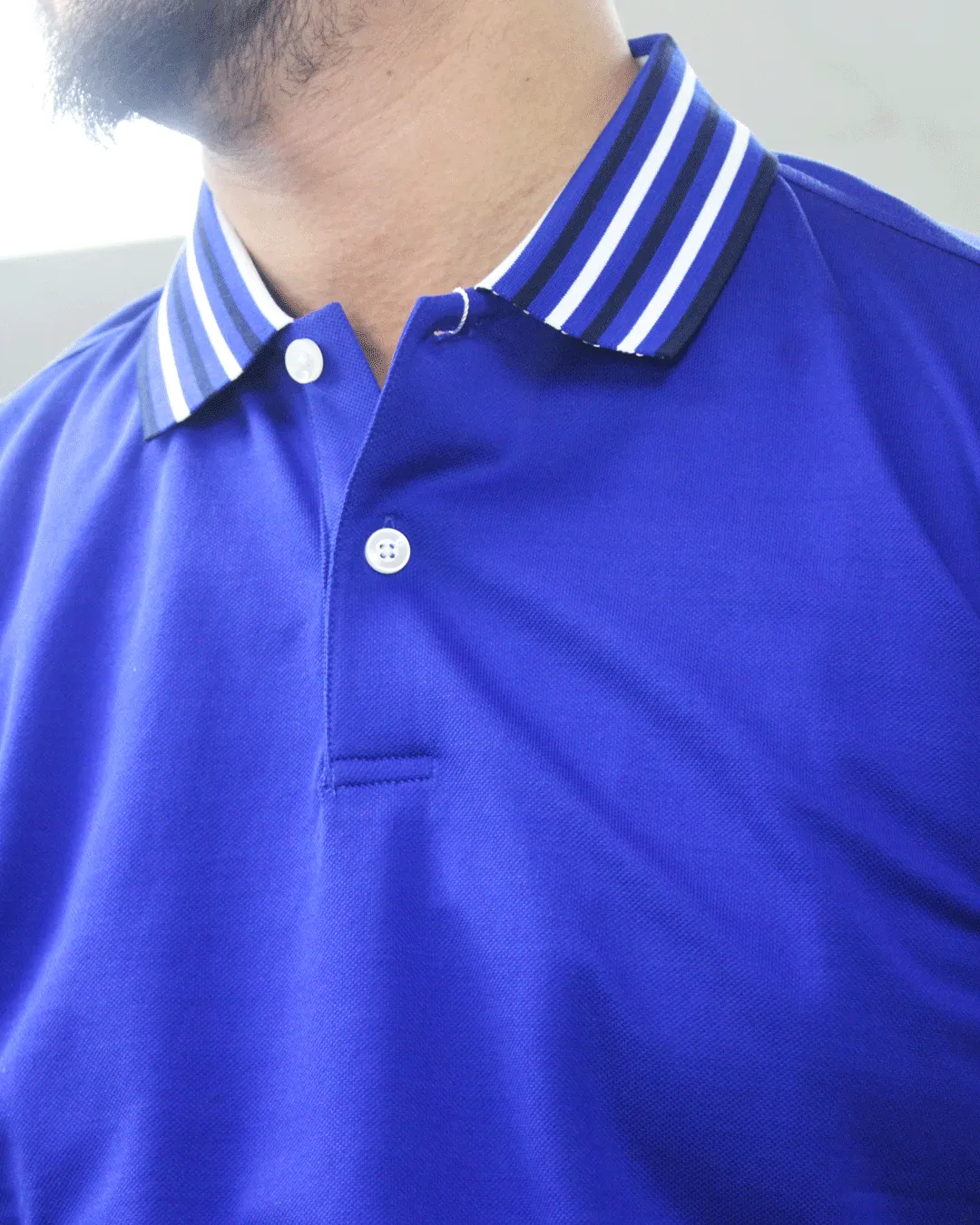 Rossini Blue  Double Mercerized Golfer