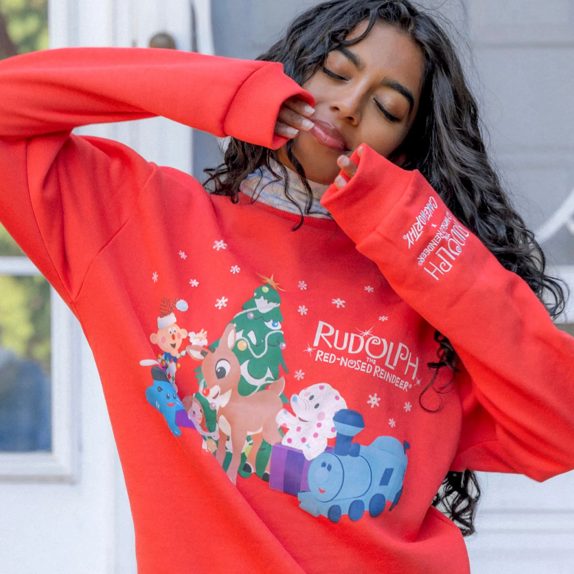 Rudolph Collared Crewneck