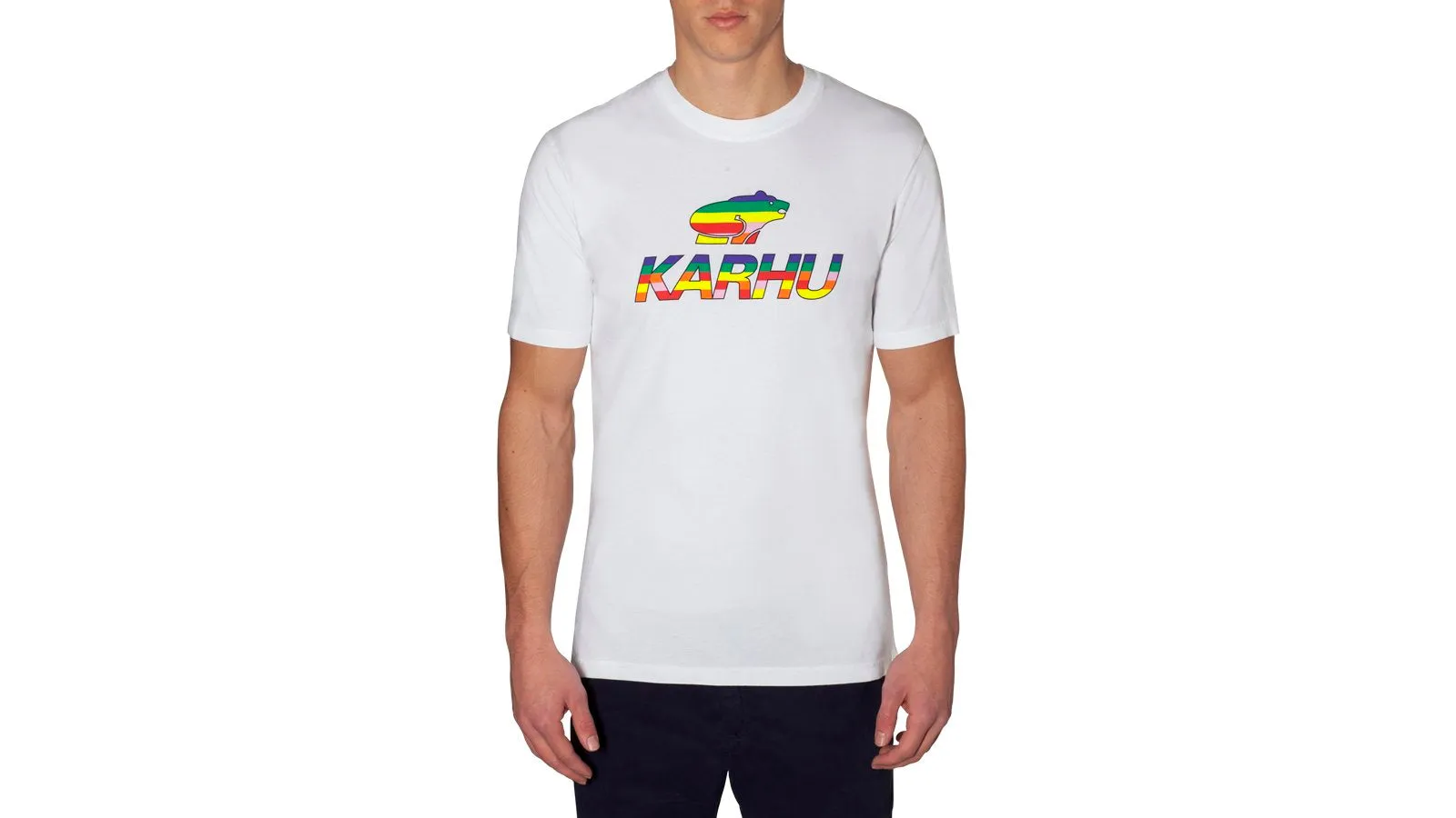 TEAM COLLEGE T–SHIRT - WHITE/MULTI COLOUR