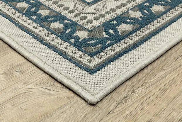 Torrey 8020W Beige/Blue Rug