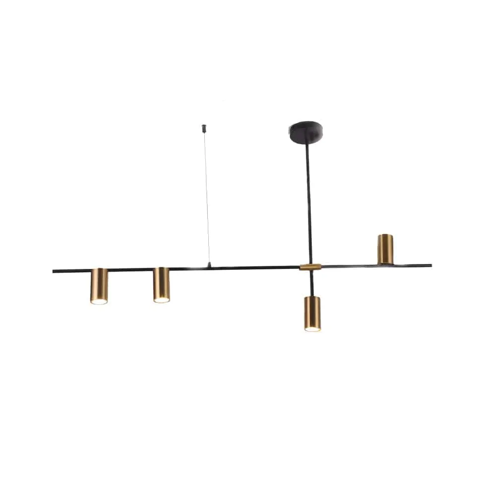 Tory Metal Pendant Light Black and Antique Brass | 2 Styles