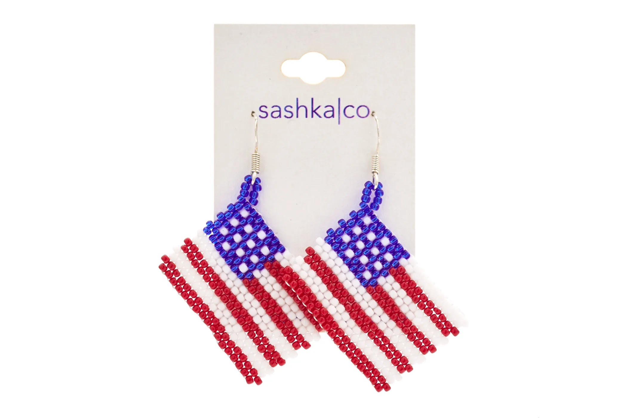 USA Flag Earrings