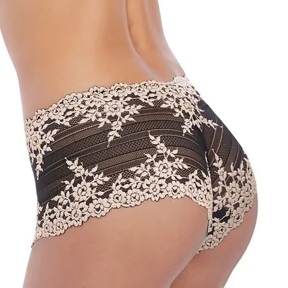 Wacoal Black Embrace Lace Shorty Brief