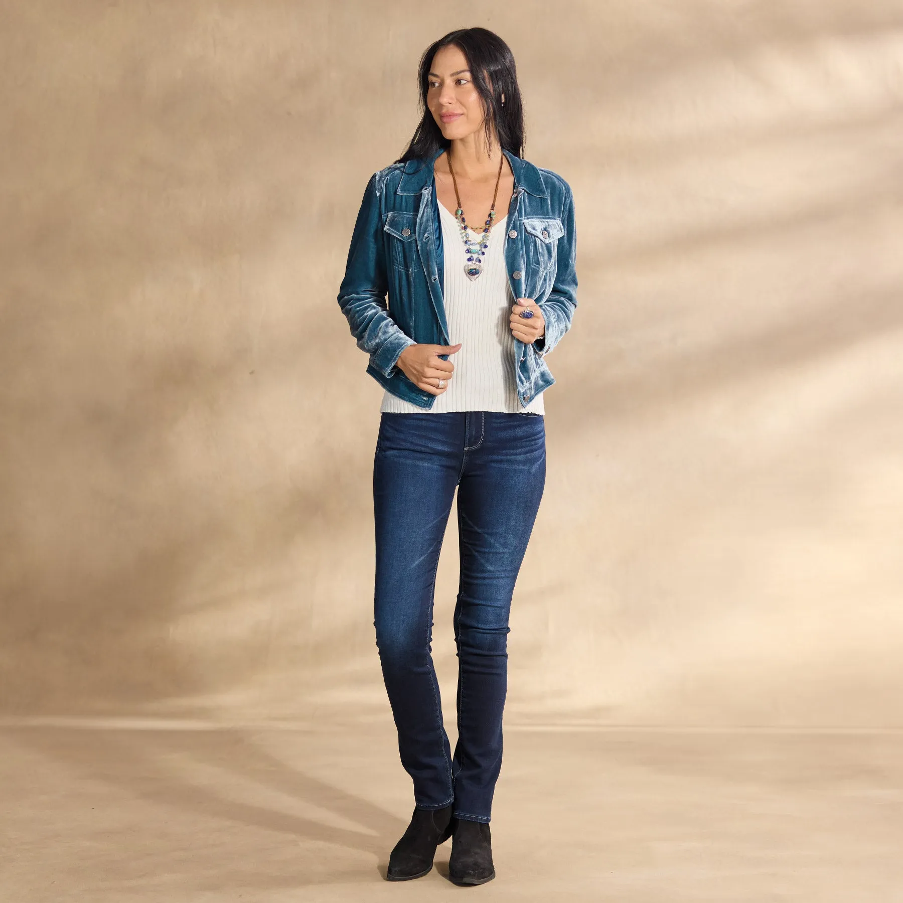 Wren II Velvet Jacket, Petite